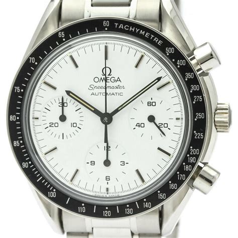 omega speedmaster whit|Omega Speedmaster white face.